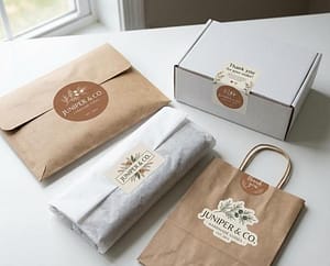 Custom Packaging Stickers